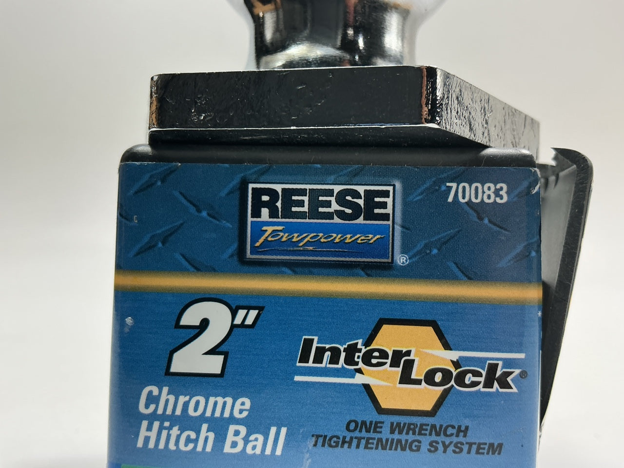 Reese 70083 2'' Trailer Hitch Tow Ball, 6000lbs Capacity, 1'' Shank X 2-1/8'' Long