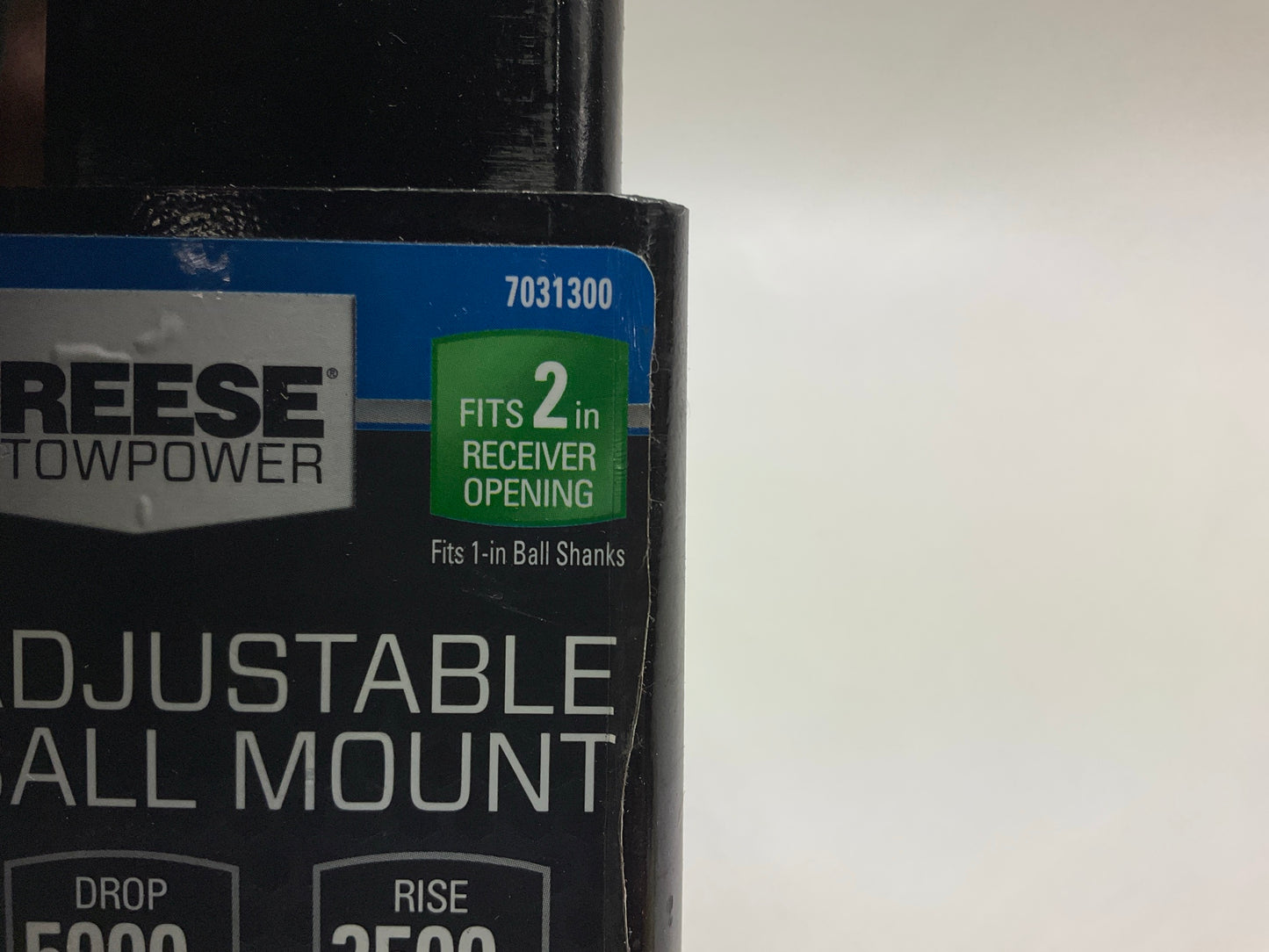 Reese 7031300 Adjustable Trailer Hitch Ball Mount 2'' Tow Receiver 3''-7-1/2'' Drop