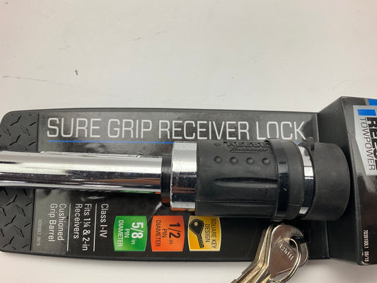 Reese 7039100 Trailer Hitch Lock For 1-1/4 Inch & 2 Inch Square Receivers