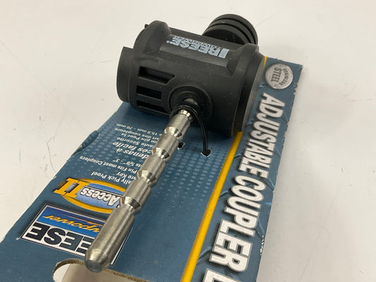 Reese 70573 Trailer Coupler Lock, Adjustable, Stainless Steel