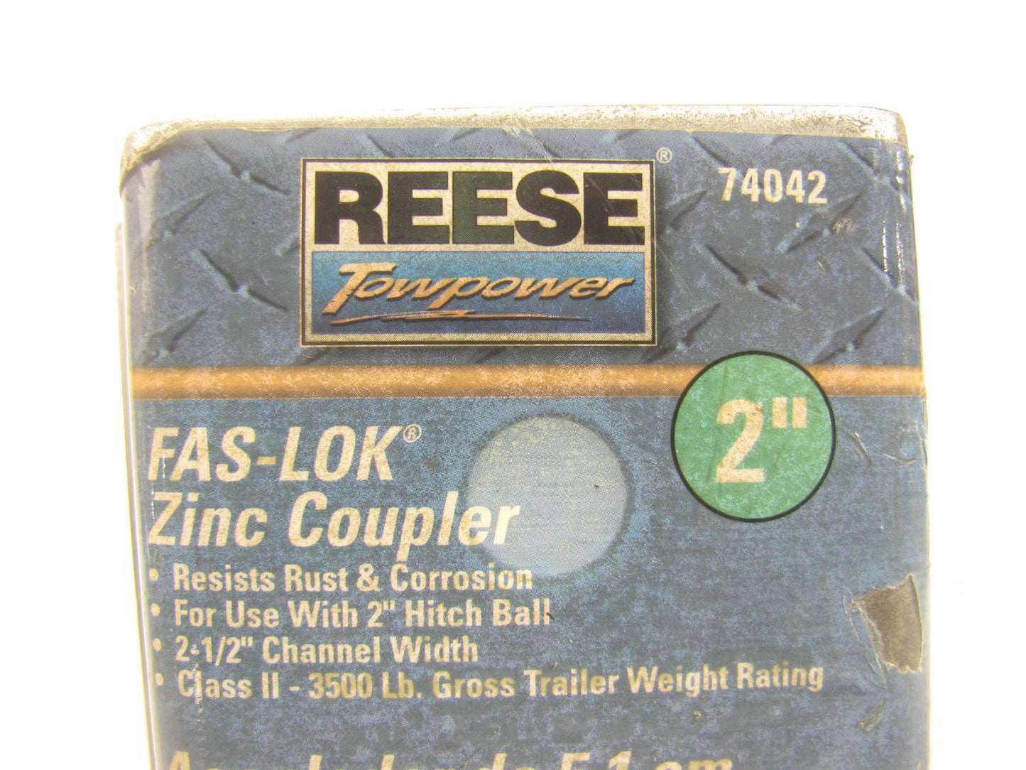 Reese 74042 Trailer Coupler Class II, 3500 Lb., 2-1/2'' Channel Width For 2'' Ball