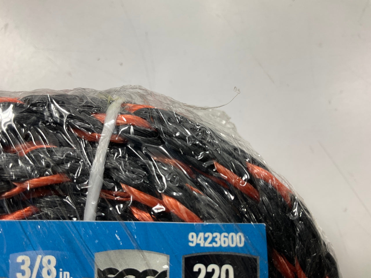 Reese 9423600 Truck Bed Rope, 3/8'' Dia., Braided Polypropylene, 220 Lbs Load