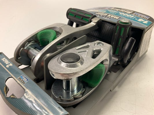 2 / PACK - Reese 14' Ratchet Tie Downs, Up To 1,000 Lbs, Break Strength 3000 Lbs