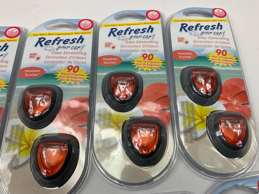 20 Pack - Car Air Freshener Odor Elimination ''Hawaiian Sunrise'' Scent Smell