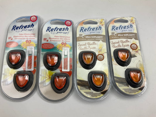 30 Mixed Pack, Refresh Your Car Air Freshener Odor Eliminator For Car Dealer Lot