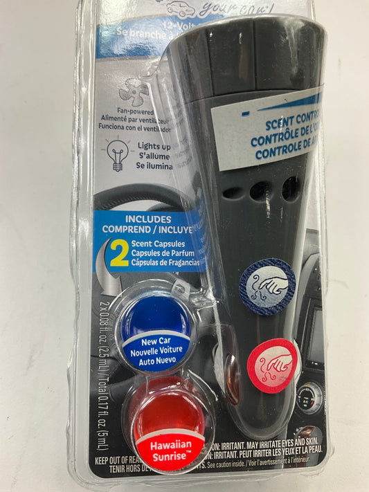 (12) Refresh Your Car 12V Plug In Air Freshener: New Car Scent, Hawaiian Sunrise