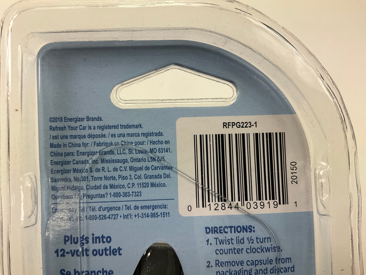 (12) Refresh Your Car 12V Plug In Air Freshener: New Car Scent, Hawaiian Sunrise