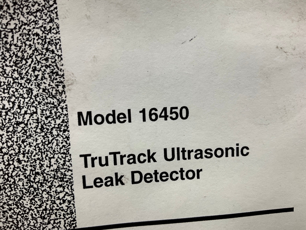 NEW - Robinair 16455 TruTrack Ultrasonic Leak Detector Kit