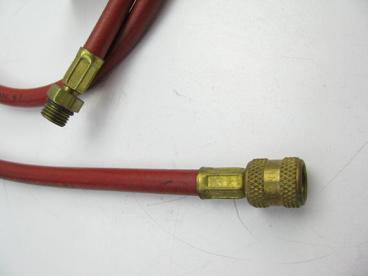Robinair 62244 A/C Hose 14MM X 1/2 ACME 134a - 72'' Long Red