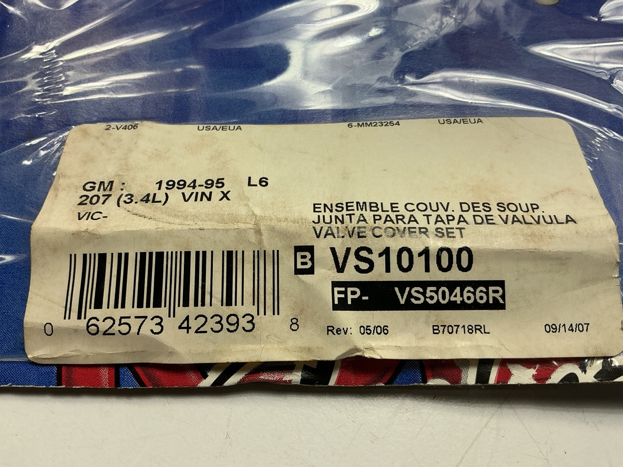 Rol Gasket VS10100 Valve Cover Gasket Set - 1991-1995 Chevy Olds Pontiac 3.4L-V6