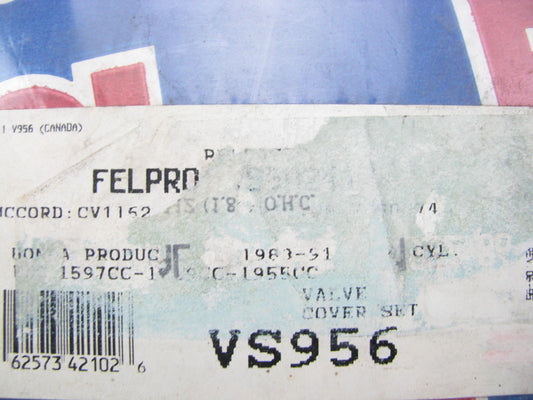Rol Gasket VS956 Valve Cover Gasket For 1983-1990 Honda 1.8L 2.0L-L4
