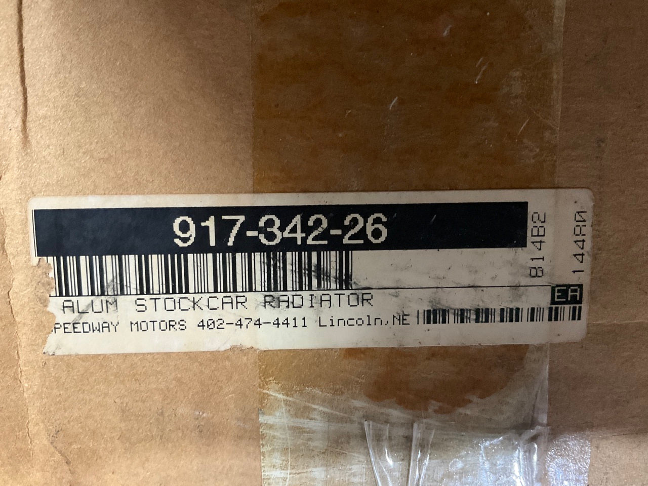 Ron Davis 1S-26193 Stock Car Racing Chevy Style Aluminum Radiator 26''X19''X3''