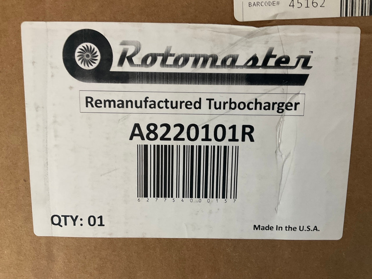 REMAN Rotomaster A8220101R Turbocharger Turbo - 2004-2006 Sprinter 2500 3500 2.7