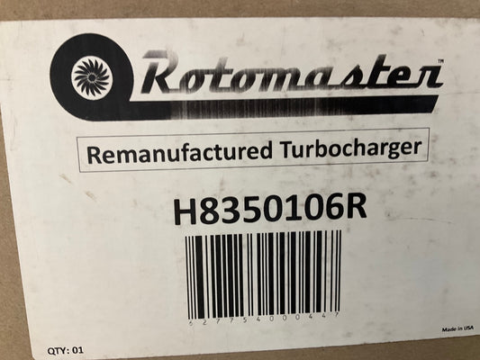 REMAN Rotomaster H8350106R Turbocharger Turbo For 98 Dodge Ram 2500 3500 CUMMINS