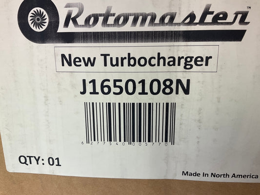 Rotomaster J1650108N Turbocharger Turbo - 1997-2000 GM Chevy GMC 6.5L Diesel