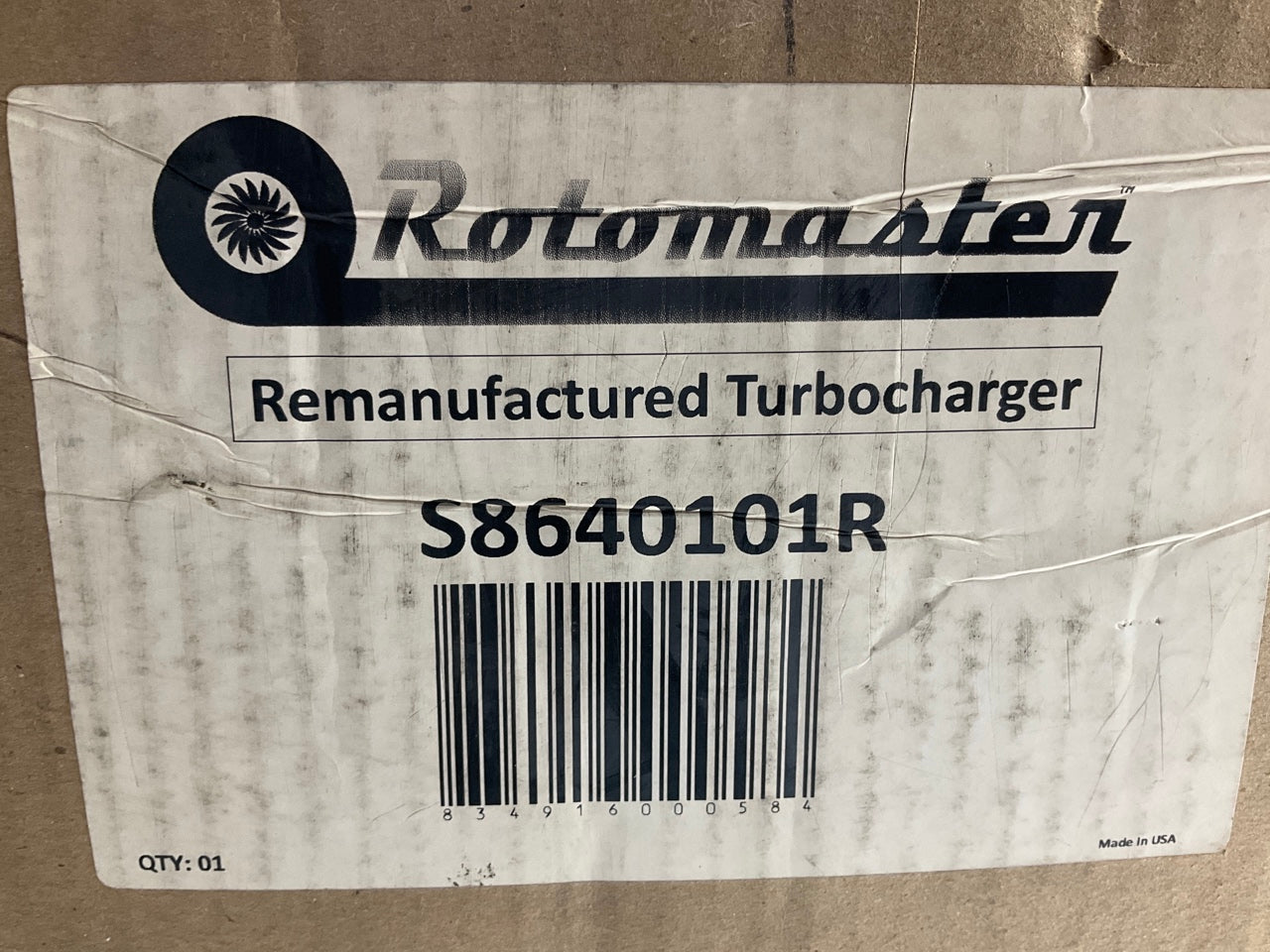 REMAN Rotomaster S8640101R Turbocharger Turbo - 2008-2010 Ford 6.4L DIESEL