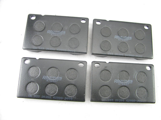 Roulunds 478487 FRONT Brake Pads For 1990-1993 Volvo 240