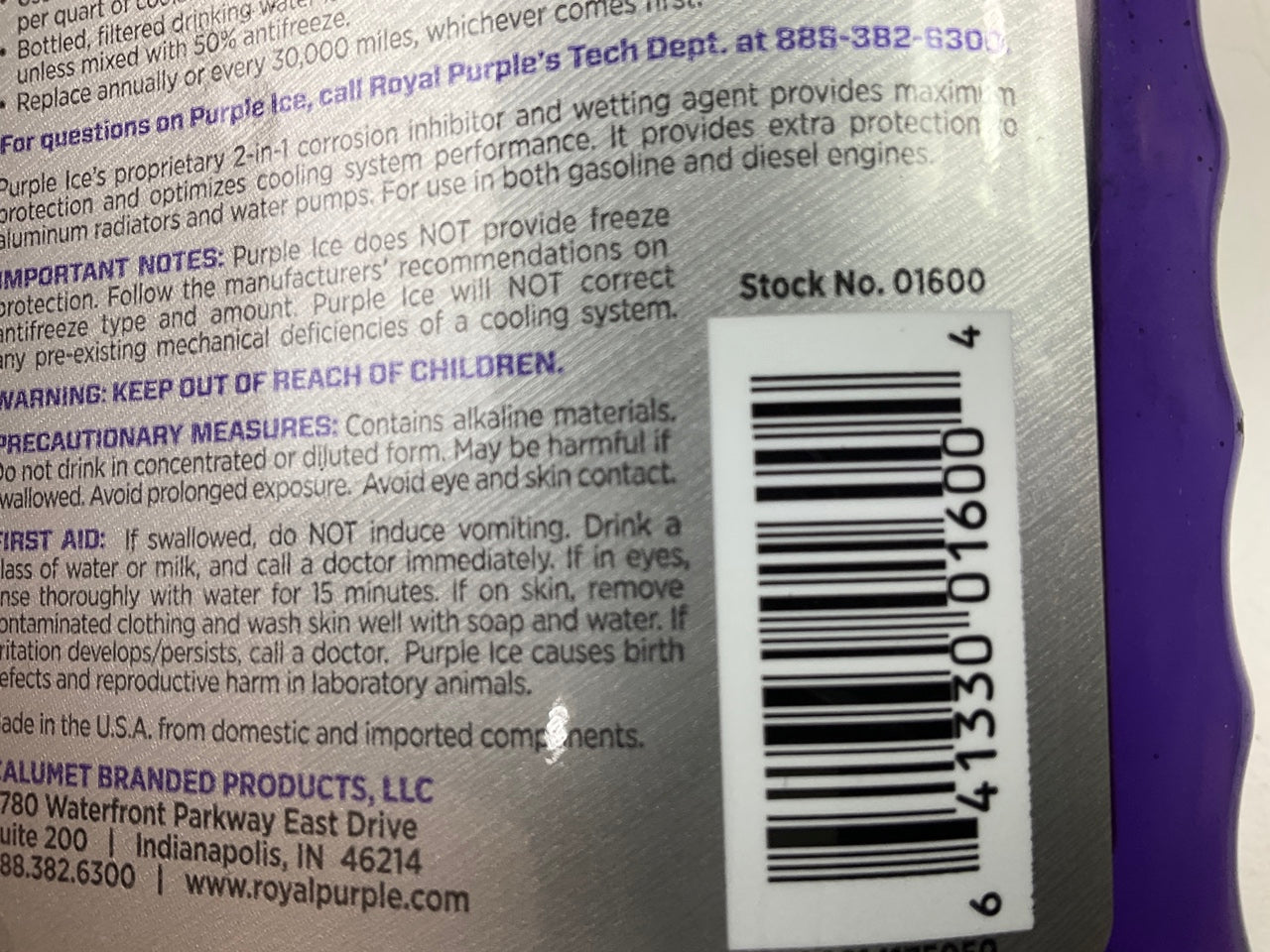 Royal Purple ICE 01600 Radiator Coolant 12oz Performance Radiator Conditioner