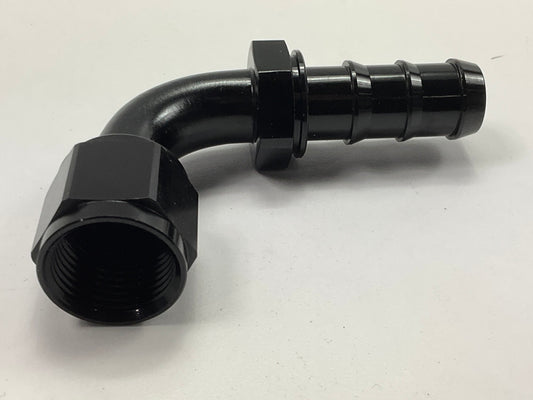 Russell 624183 10AN Twist-Lok 90 Degree Hose Ends With Black Finish