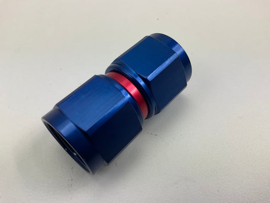 Russell 640010 Swivel Coupler Adapter Red / Blue -8AN Straight Fitting