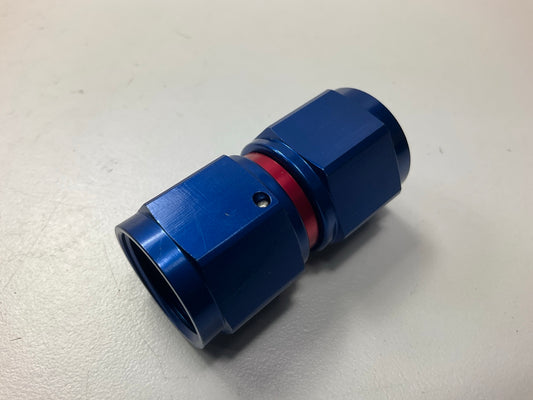 Russell 640020 Female Adapter Swivel Coupler -10 AN To -10 AN Straight Blue