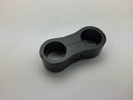 Russell 654303 Black Anodized 6AN Hose Separator - 2 Pack