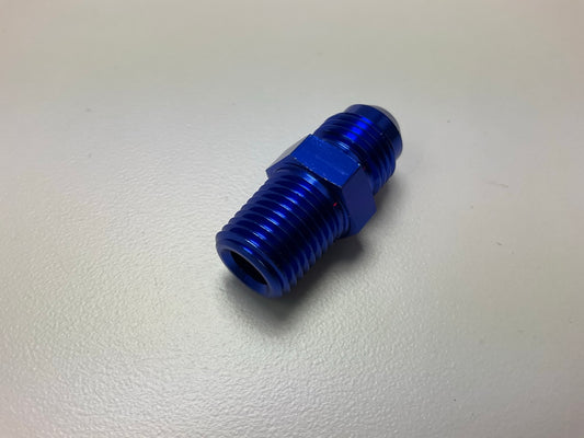 Russell 660440 Straight -6 AN Male To 1/4'' NPT Male Aluminum Fitting