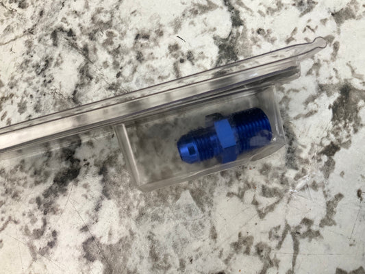 Russell 660460 Adapter Fitting Straight -6 AN Male To 3/8'' NPT Male Aluminum