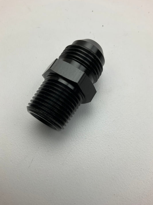 Russell 660483 Straight -8 AN Male To 3/8'' NPT Male Aluminum Fitting