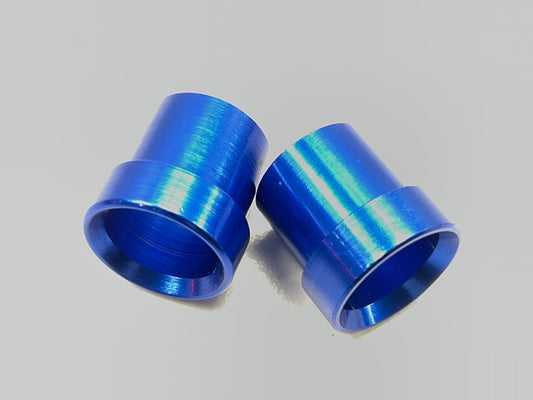 Russell 660650 -6 AN Tube Sleeve X 3/8 Tube, Blue - 2 Pack