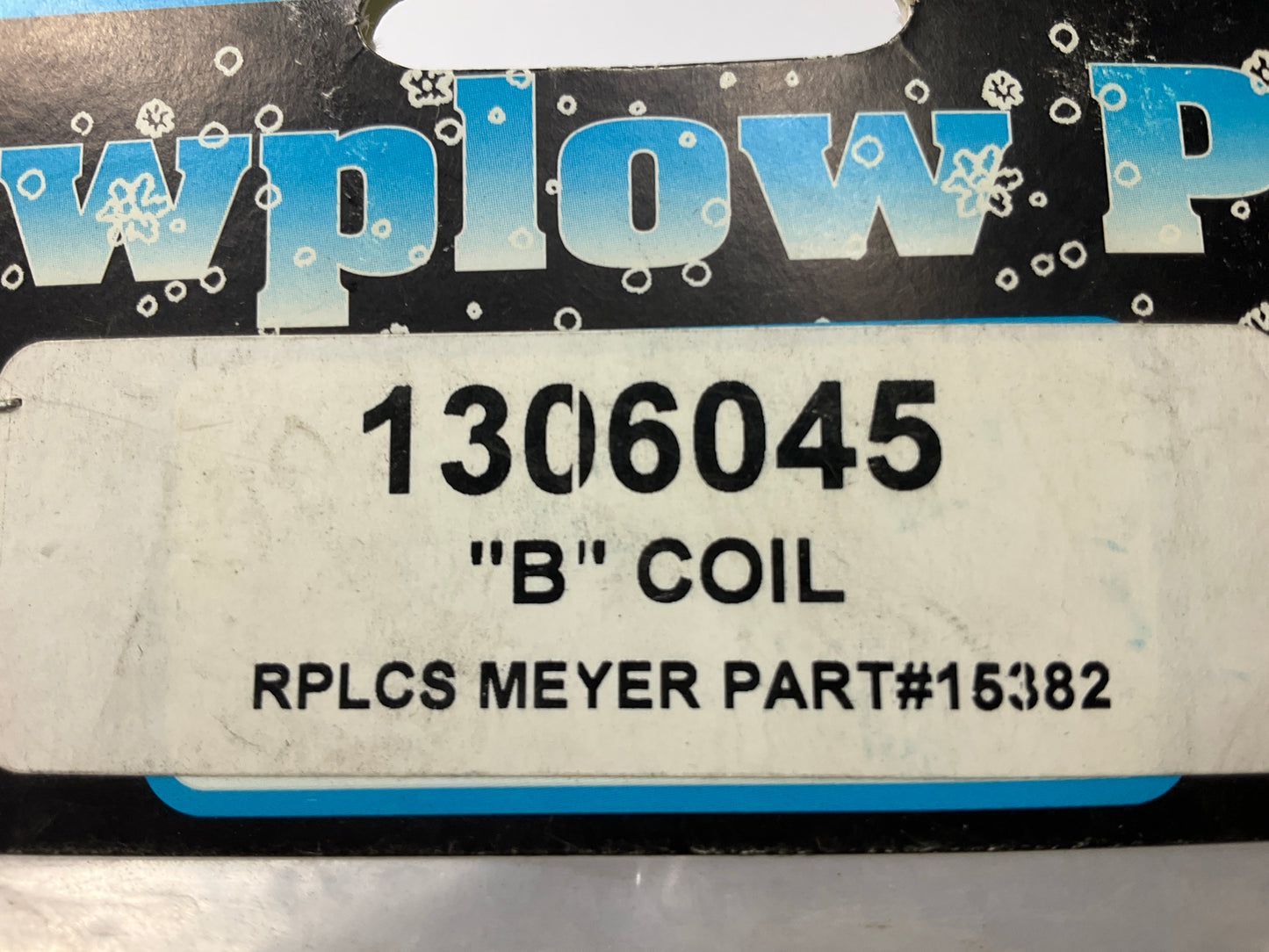 SAM 1306045 ''B'' Snow Plow Solenoid Coil Replaces Meyer 15382