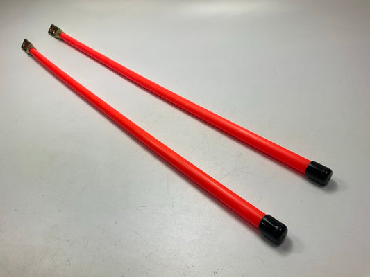 SAM 1308110 Nylon Snowplow Marker Fluorescent Orange (3/4'' X 36'') 2 PACK