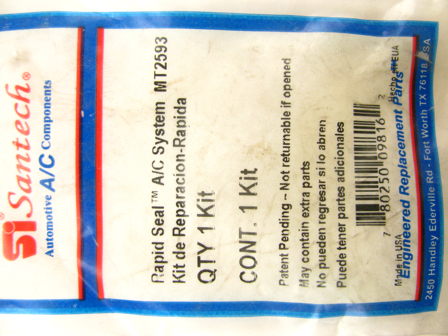 Santech MT2593 A/C System O-Ring And Gasket Kit