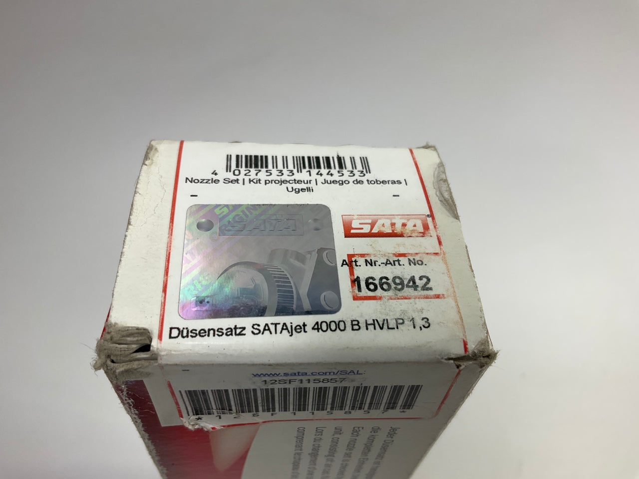Sata 166942 1.3mm Nozzle Set For Satajet 4000B HVLP Digital Spray Gun
