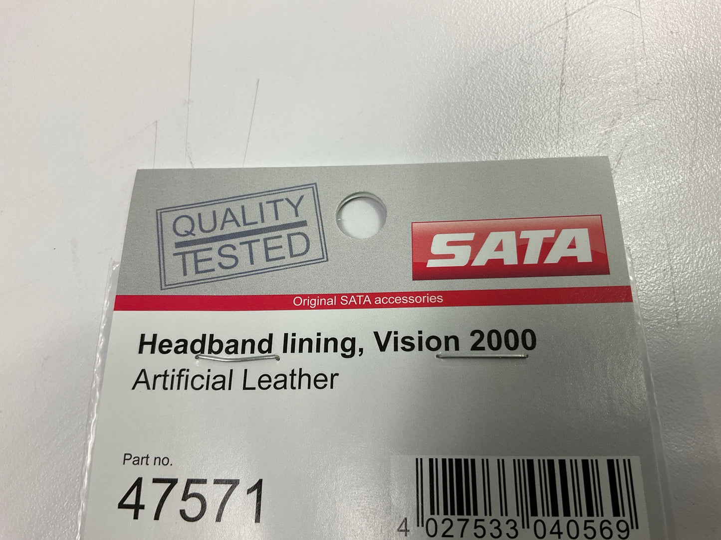 (10) SATA Vision 2000 Artificial Leather Sweatband Use With Vision 2000 Hood