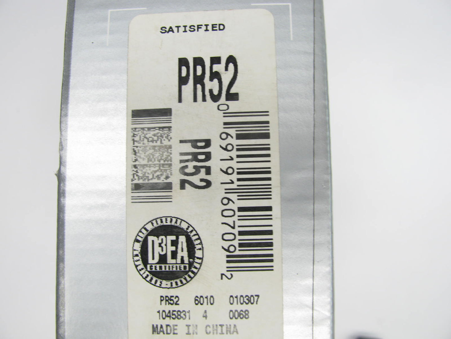 Satisfied PR52 Front Disc Brake Pads
