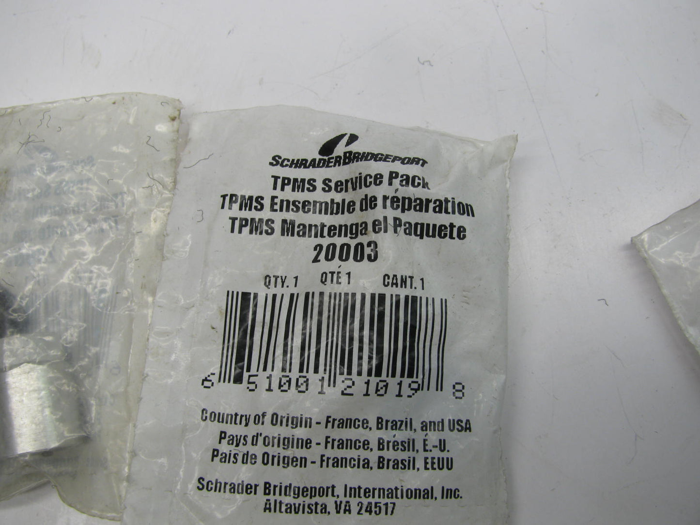 Set Of 4 - Schrader 20003 TPMS Sensor Service Hardware Kits