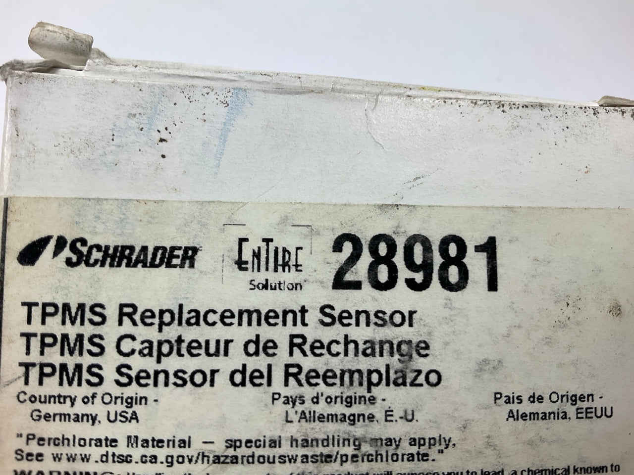 Schrader 28981 TPMS Tire Pressure Monitor Sensor