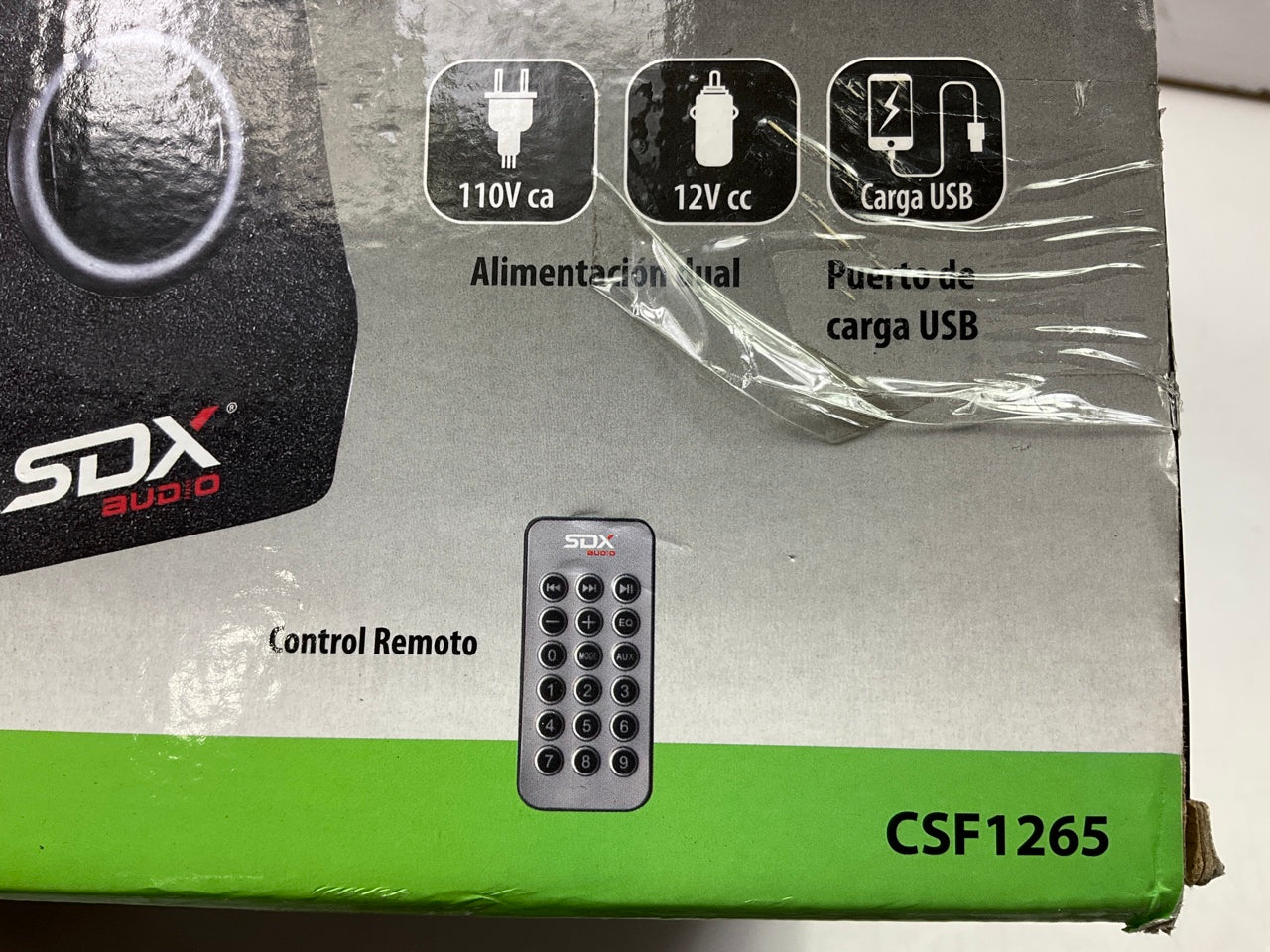 Sdx Audio CSF1265 Bluetooth Active Speaker System Digital Music Player
