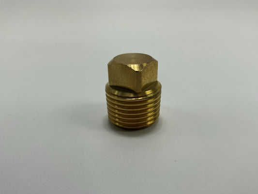 (2) Seachoice 18761 Boat Brass Drain Plug 1/2'' Pipe Thread Universal Boat Bilge