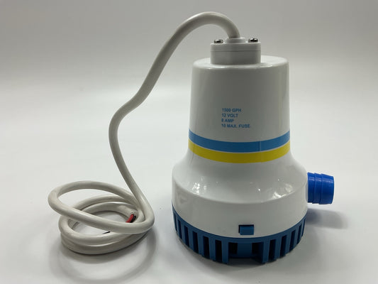 Seachoice 19291 Bilge Pump, Universal, 1500 GPH, 12 Volt