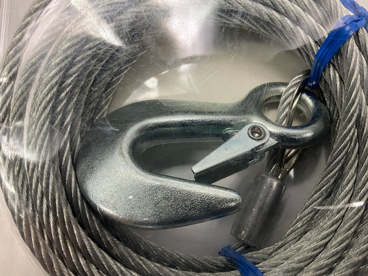 Seachoice 3/16''X25' Trailer Galvanized Winch Cable, 4000 Lbs. Tensile Strength