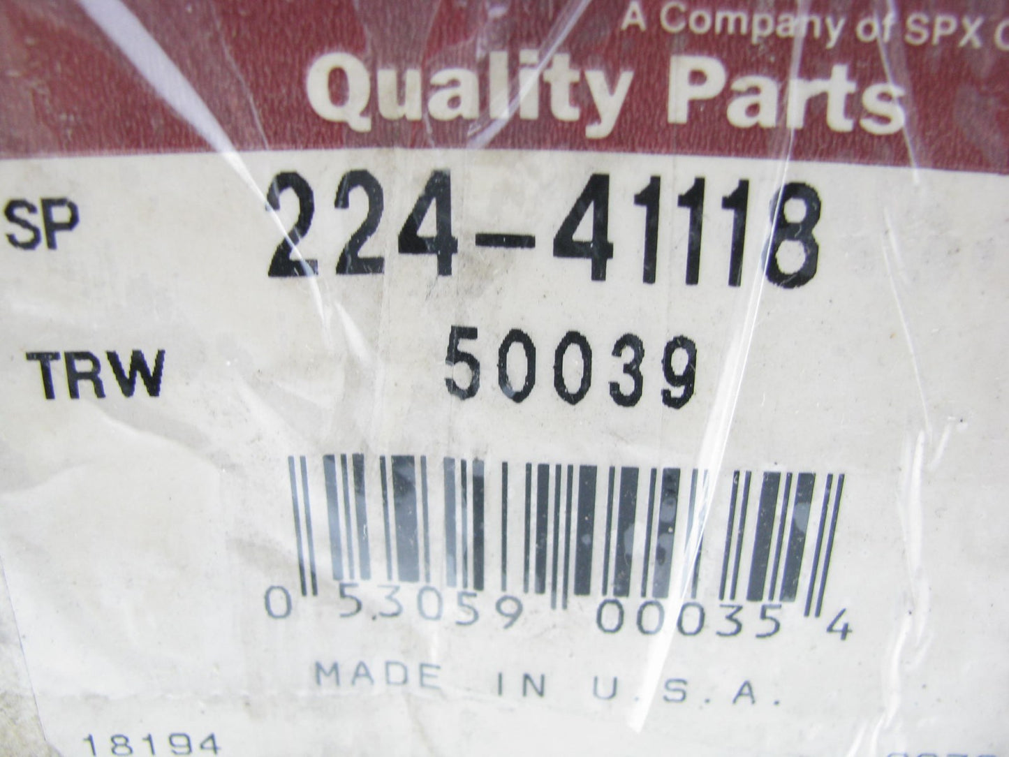 Sealed Power 224-41118 Oil Pump