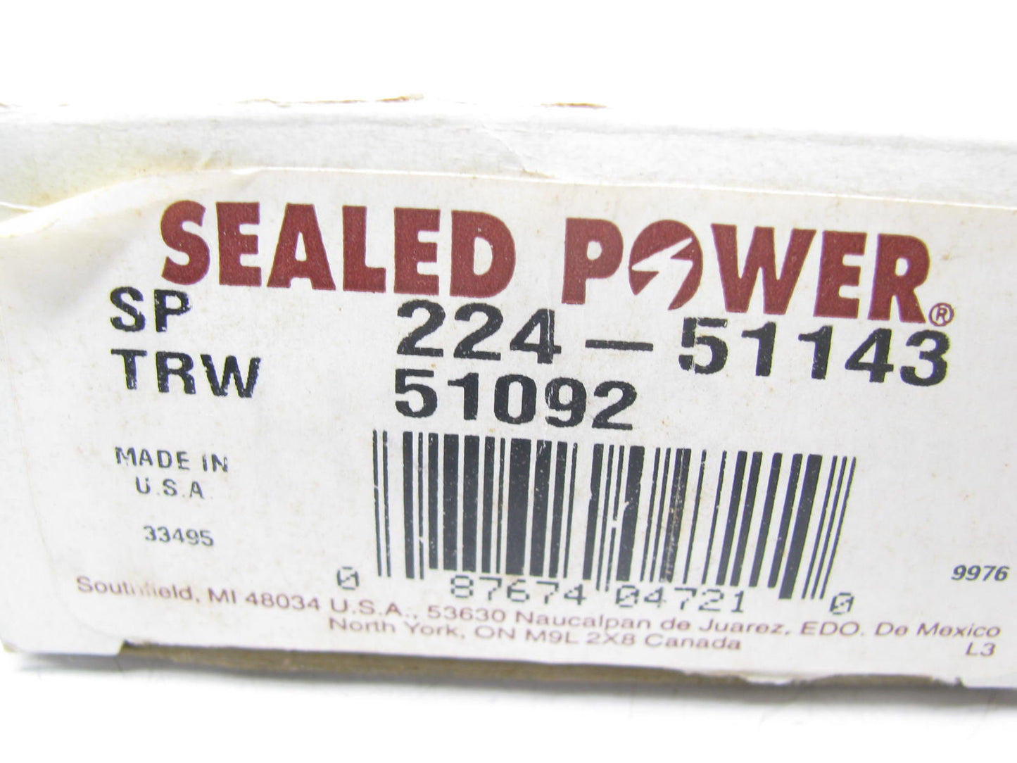 Sealed Power 224-51143 Engine Oil Pump Repair Kit