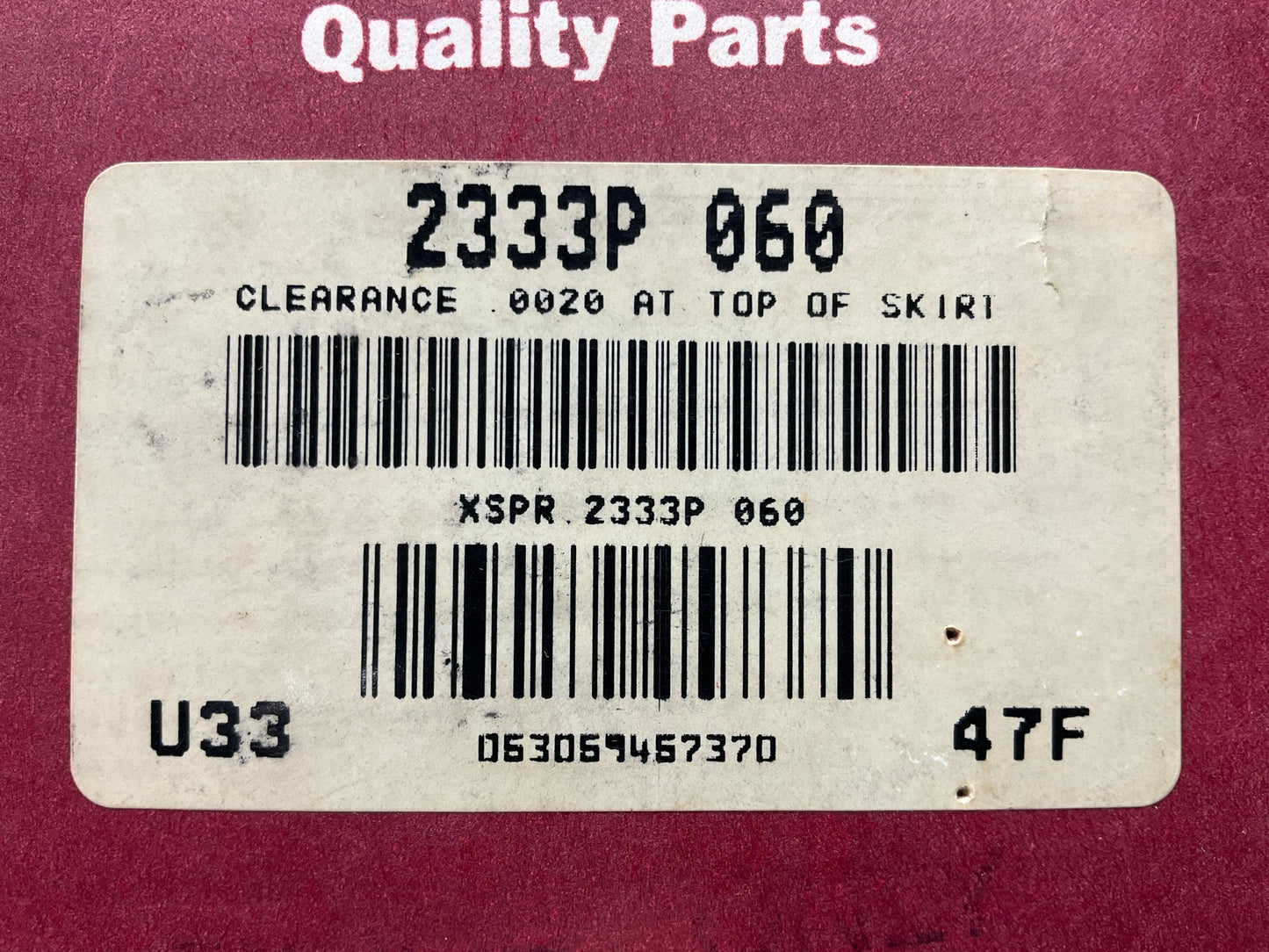 (6) Sealed 2333P-060 Forged Piston .060'' 1966-1976 IHC AMC Willys 232 258-L6