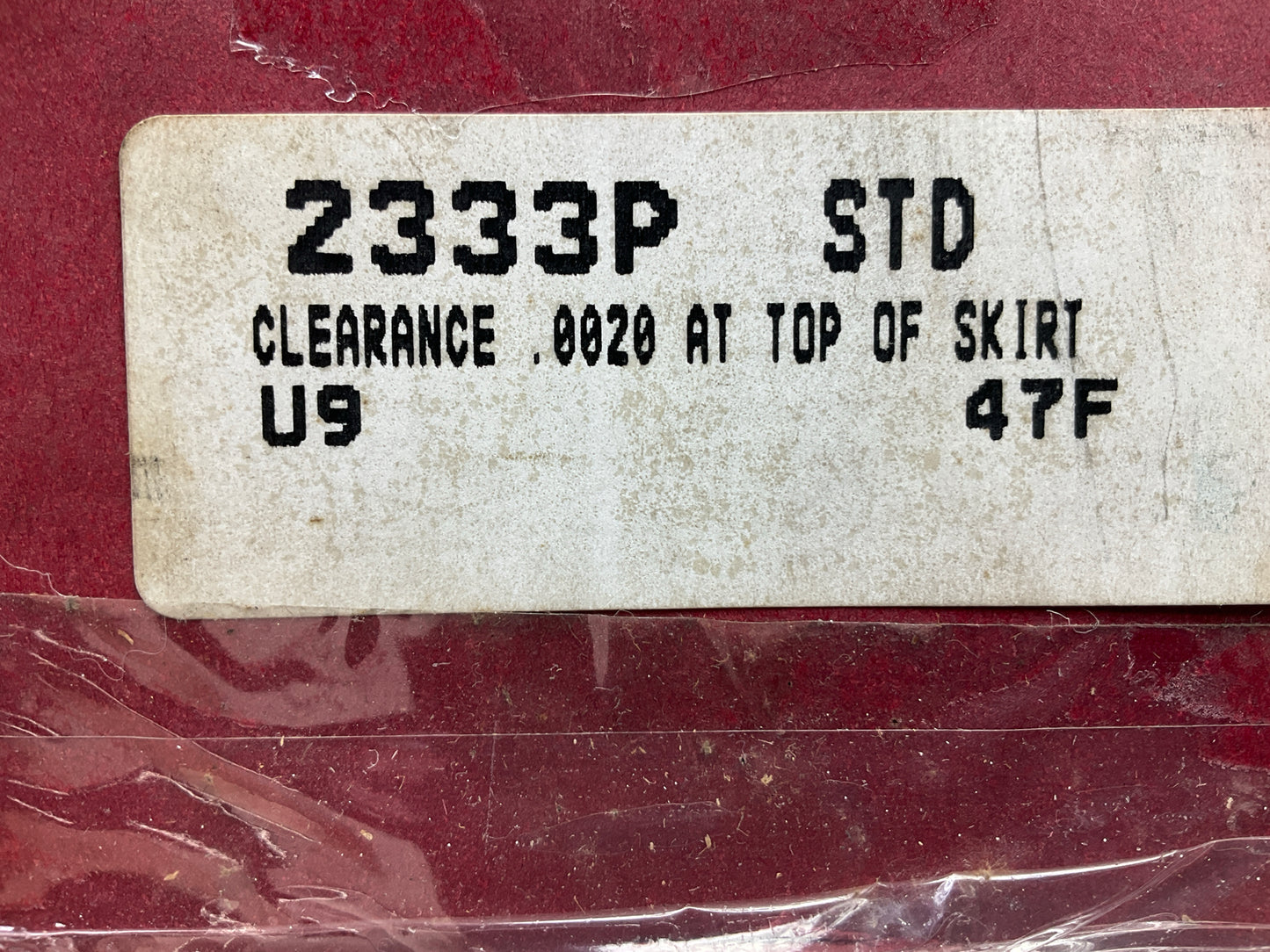 Sealed Power 2333P STD FORGED Piston For 1968-1976 JEEP AMC 232 258 NO DIMPLE