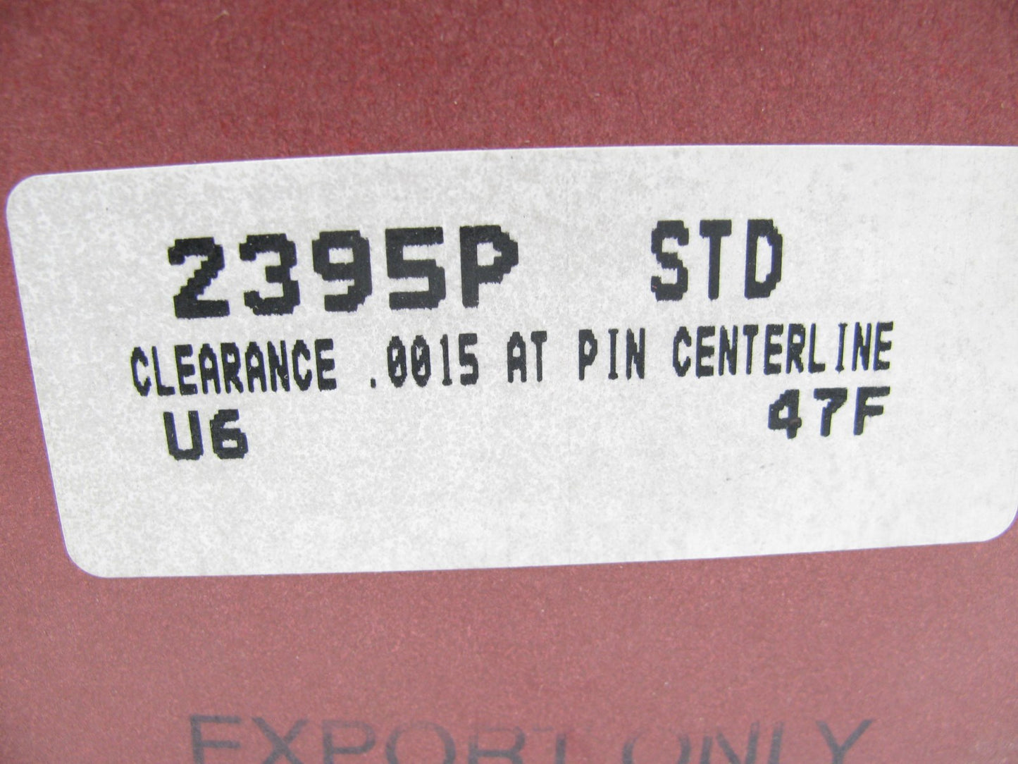 Sealed Power 2395P Forged Piston - Standard Size 1973-1976 Ford Truck 351W 5.8L