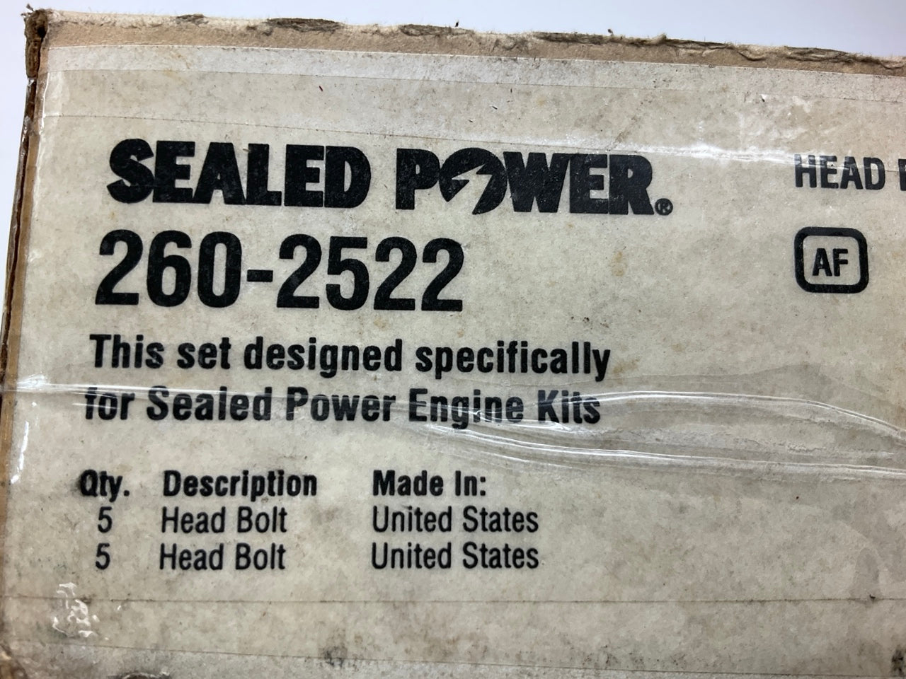 Sealed Power 260-2522 Cylinder Head Bolts - Detroit Diesel 8.2L Fuel Pincher