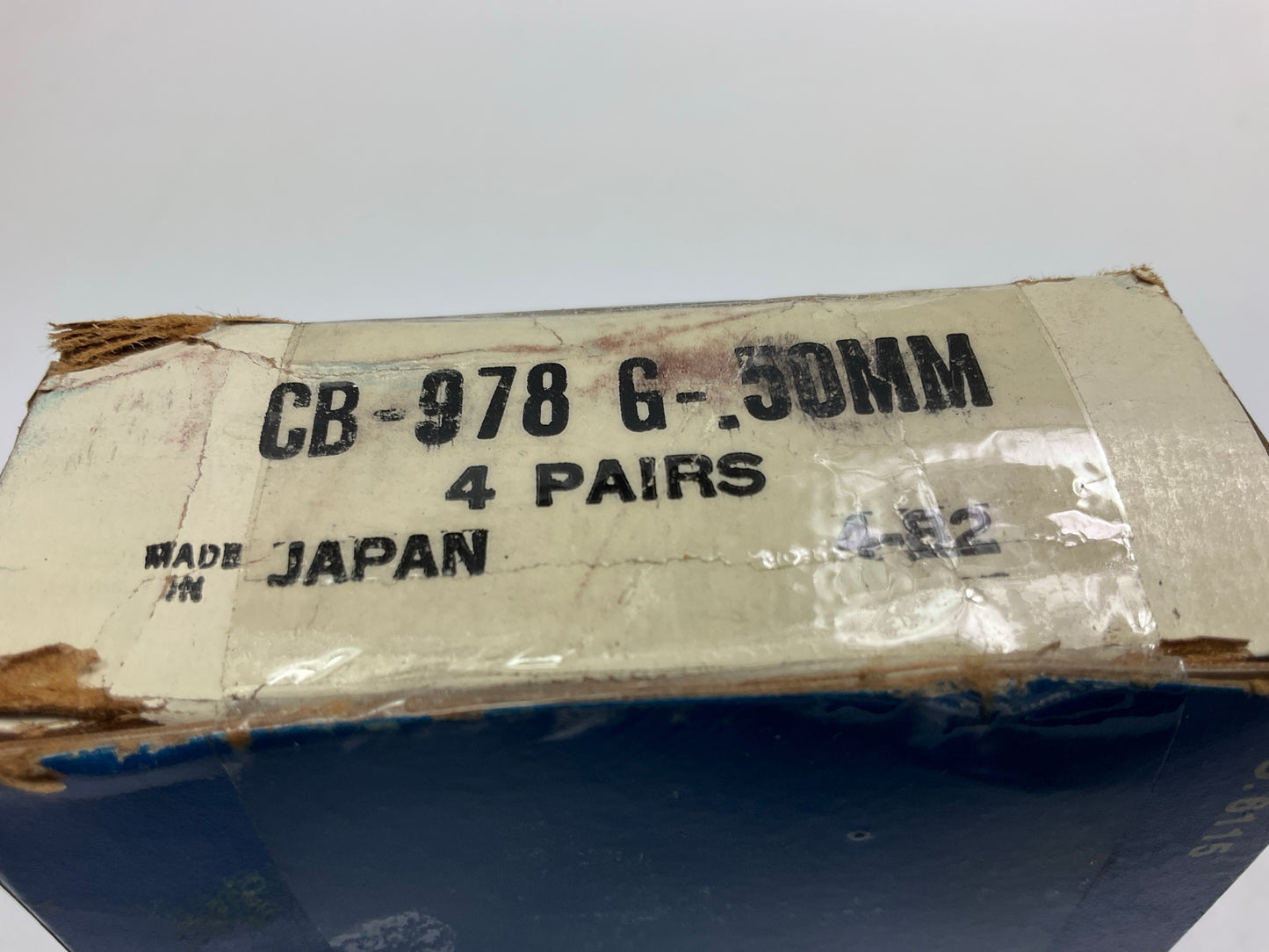 (4) Sealed Power CB-978G-50MM Connecting Rod Bearings .50mm Toyota 3R, 3RB, 3RC