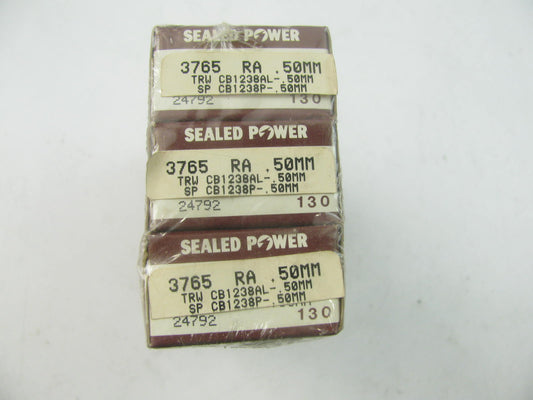 (6) Sealed CB1238P50MM Connecting Rod Bearings .50mm 1980-2009 GM 2.8L 3.1L 3.4L